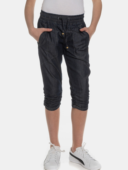Sam 73 Pantaloni 3/4 pentru fete albastru închis SAM 73