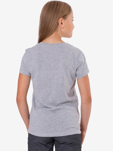 Sam 73 Tricou imprimat pentru fete gri deschis SAM 73