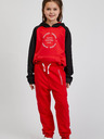 Sam 73 Pantaloni de trening unisex roșii pentru copii SAM73 Kanz