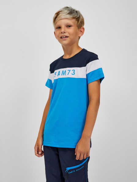 Sam 73 Tricou albastru pentru băieți SAM 73 Kallan