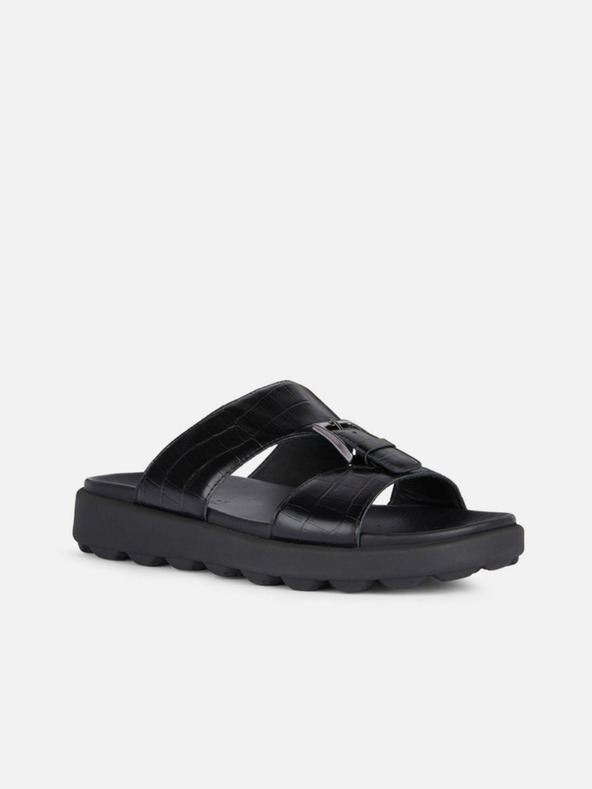 Geox Geox Spherica Ec6 papuci negri pentru bărbați