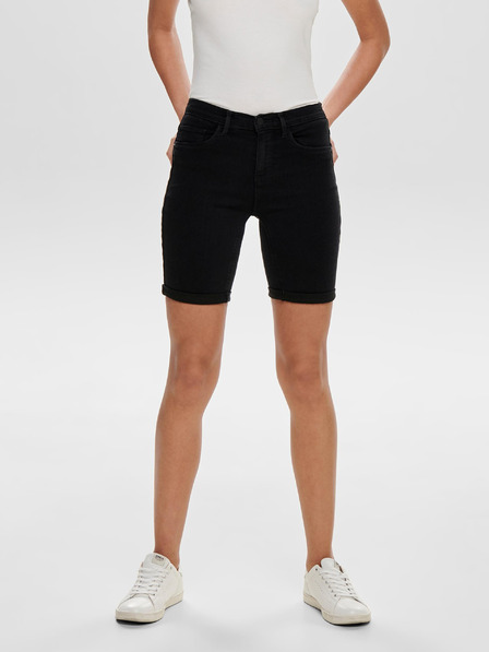 ONLY Pantaloni scurți din denim negru ONLY Rain