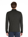Celio Tricou polo negru cu mânecă lungă pentru bărbați Celio Jeshintano