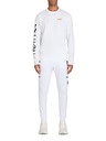 Celio Tricou alb cu mânecă lungă pentru bărbați Celio UFC