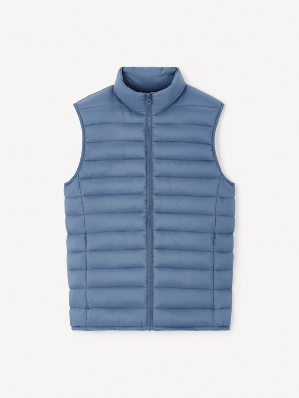 Celio Vesta albastră matlasată pentru bărbați Celio Fulock