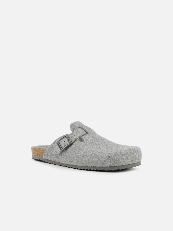 Geox Papuci gri pentru bărbați Geox Ghita