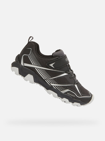 Geox Adidași negri pentru băieți Geox Magnetar B Abx
