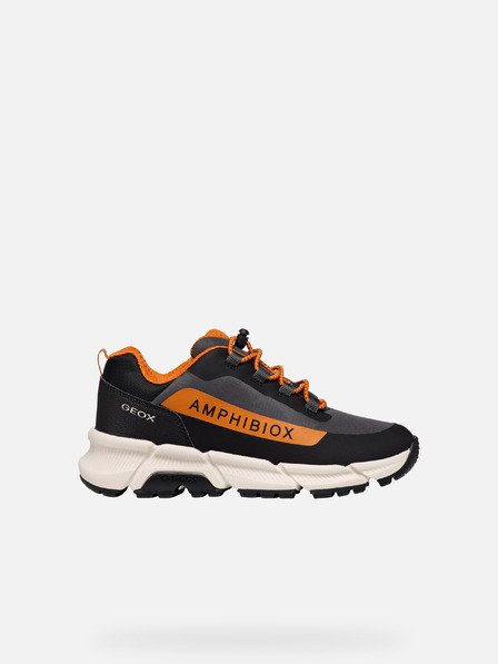 Geox Adidași pentru băieți Geox Flexyper Plus gri închis