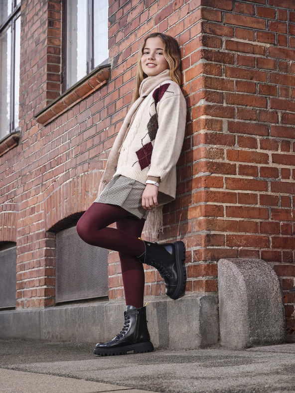 Geox Negru Geox Maquinnerns Girl Cizme de gleznă