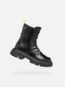 Geox Negru Geox Maquinnerns Girl Cizme de gleznă
