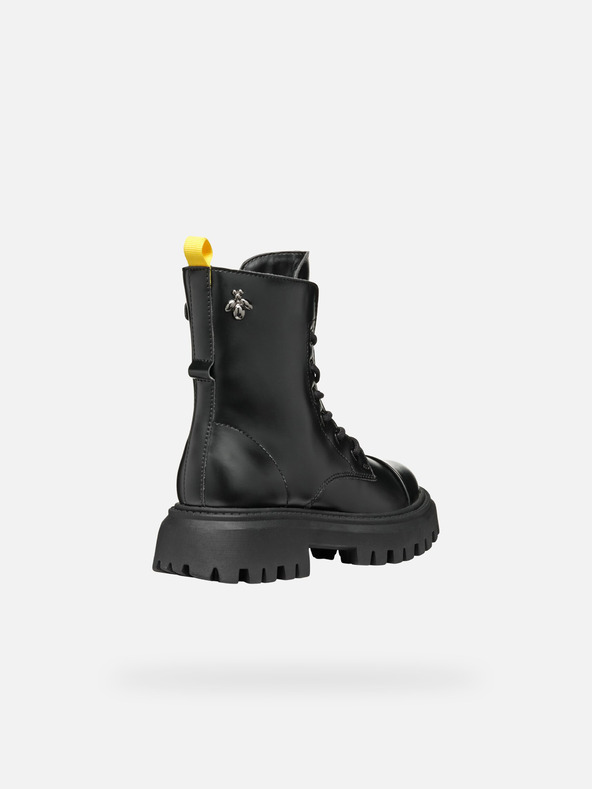 Geox Negru Geox Maquinnerns Girl Cizme de gleznă