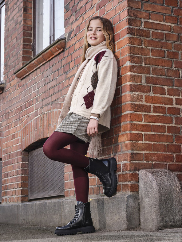 Geox Negru Geox Maquinnerns Girl Cizme de gleznă