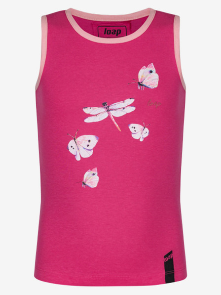 Loap Tricou fără mâneci pentru fete, roz închis LOAP BESLANA