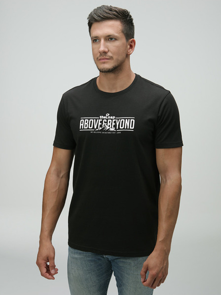Loap Tricou negru pentru bărbați cu imprimeu LOAP BRED
