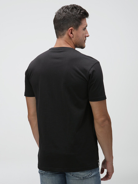Loap Tricou negru pentru bărbați cu imprimeu LOAP BRED