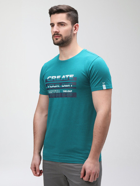 Loap Tricou bărbătesc cu imprimeu pe benzină LOAP BENUL