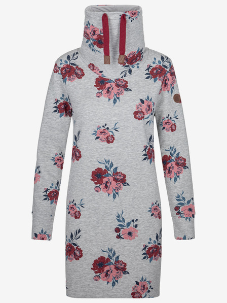 Loap Rochie florală gri deschis pentru femei LOAP Ebuna