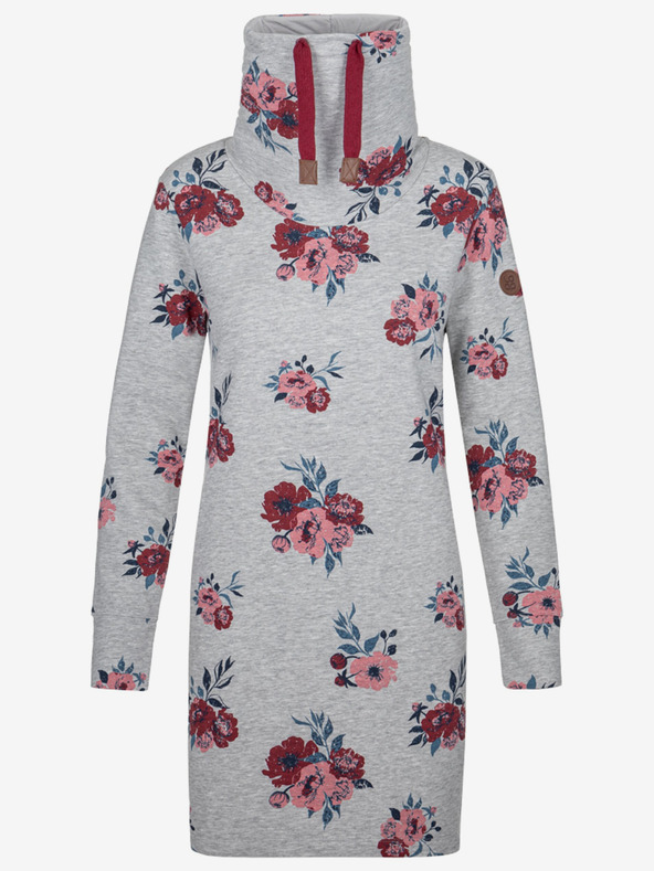 Loap Rochie florală gri deschis pentru femei LOAP Ebuna
