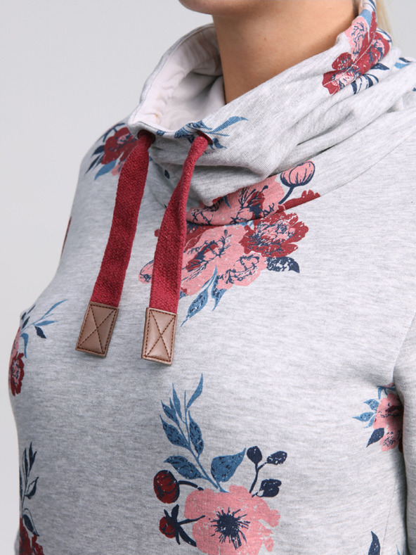 Loap Rochie florală gri deschis pentru femei LOAP Ebuna