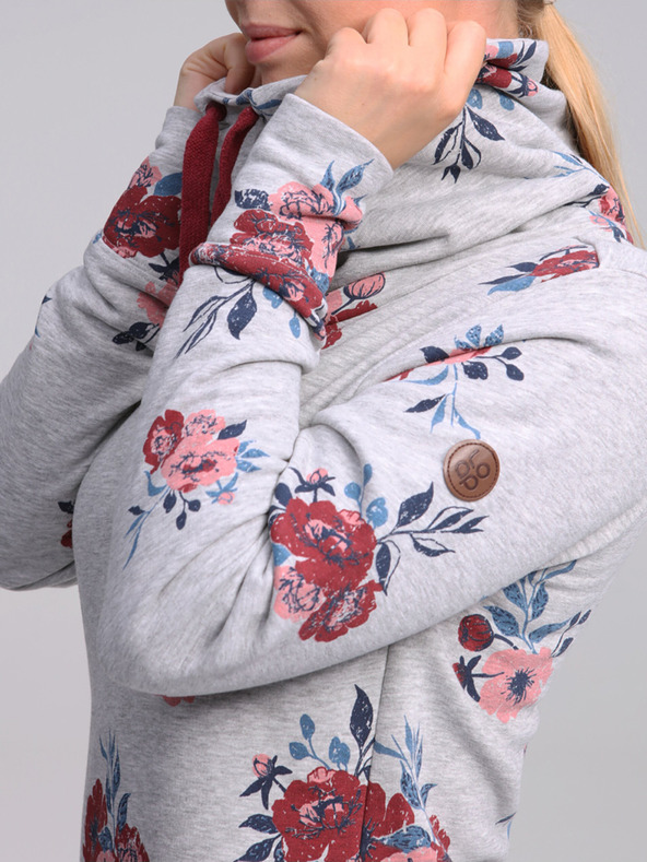 Loap Rochie florală gri deschis pentru femei LOAP Ebuna