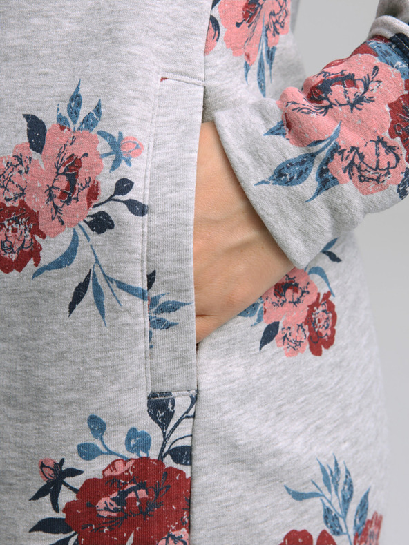 Loap Rochie florală gri deschis pentru femei LOAP Ebuna