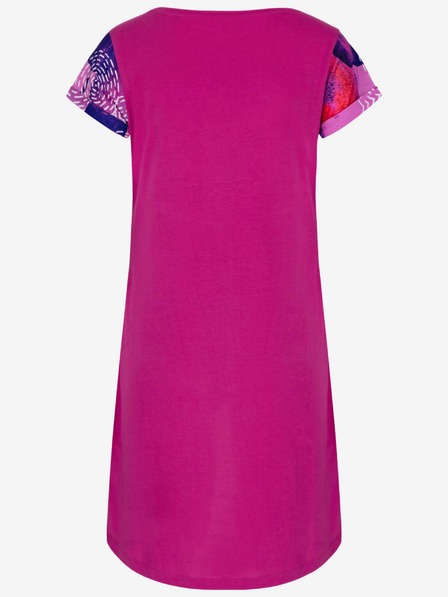 Loap Rochie de vară cu model pentru femei roz închis LOAP ANNABELLE