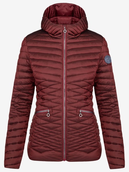 Loap Jachetă matlasată burgundy pentru femei LOAP ILLA