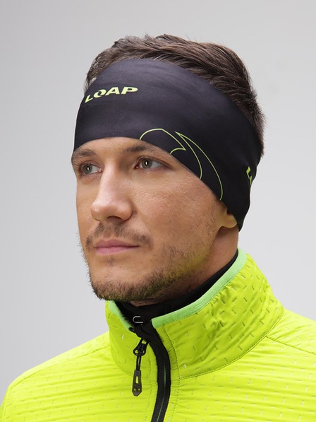 Loap Bentiță sport de iarnă verde și neagră LOAP Zal