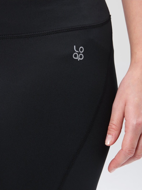 Loap Jambiere 3/4 negre pentru femei LOAP Mebelis