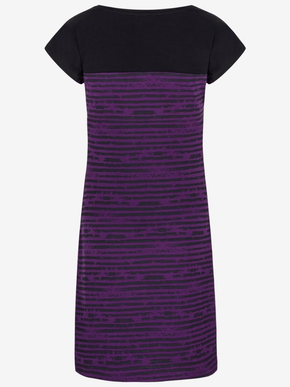 Loap Rochie LOAP Abyss neagră și mov pentru femei