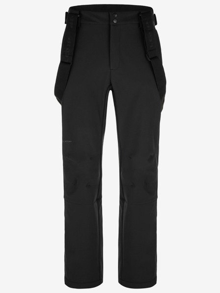 Loap Pantaloni softshell de schi pentru bărbați negri LOAP Lupnar