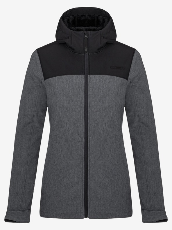 Loap Jachetă softshell neagră și gri pentru femei LOAP LUKA