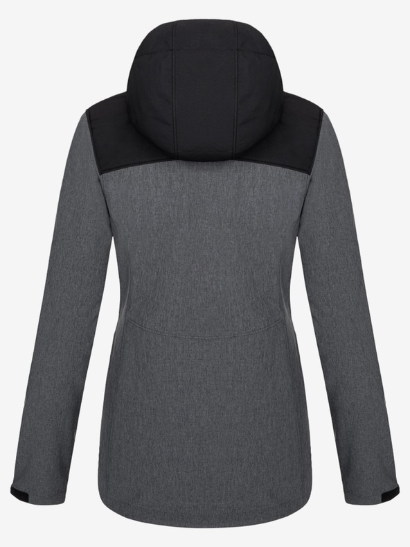 Loap Jachetă softshell neagră și gri pentru femei LOAP LUKA