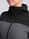 Loap Jachetă softshell neagră și gri pentru femei LOAP LUKA