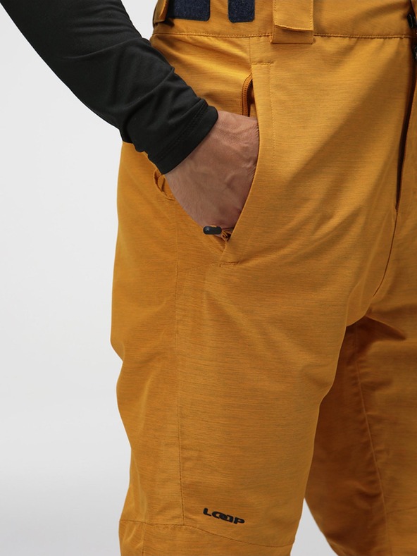 Loap Pantaloni de schi bărbați muștar LOAP Lawo