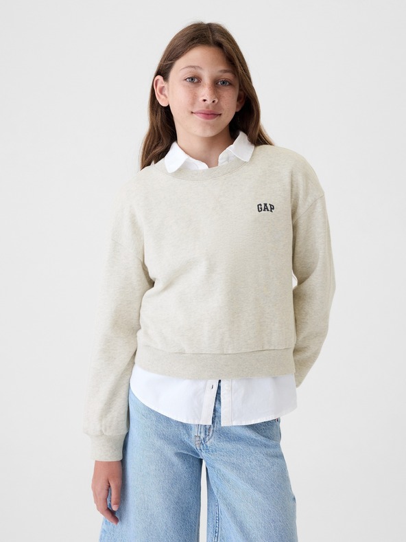 GAP Hanorac pentru copii cu logo și fleece GAP