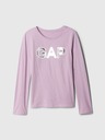 GAP Tricou cu logo metalic pentru copii GAP