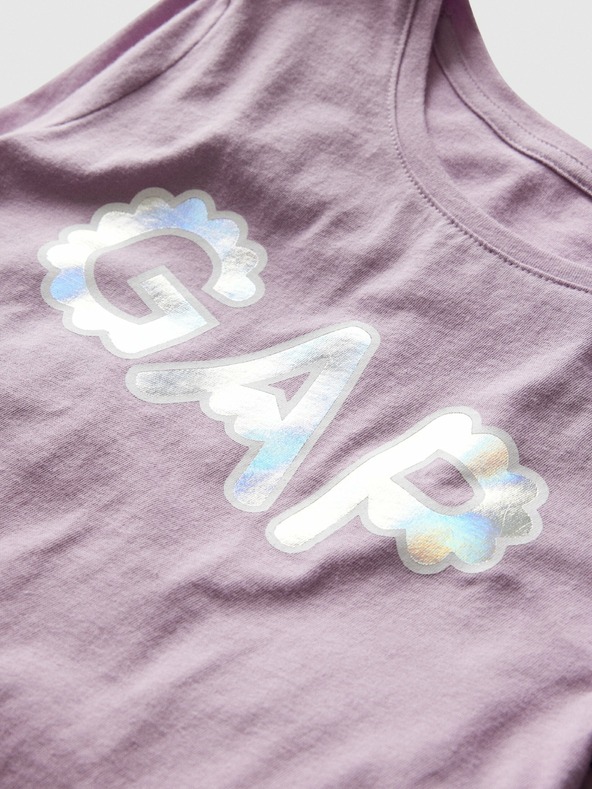 GAP Tricou cu logo metalic pentru copii GAP
