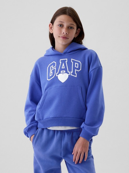 GAP Hanorac pentru copii cu logo imprimat metalic GAP