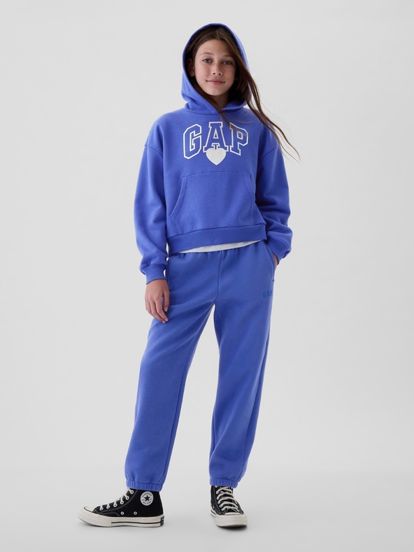 GAP Hanorac pentru copii cu logo imprimat metalic GAP