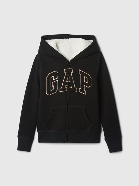 GAP Hanorac sherpa pentru copii cu logo GAP