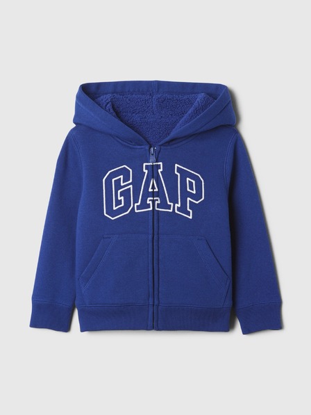 GAP Baby hanorac sherpa cu logo GAP