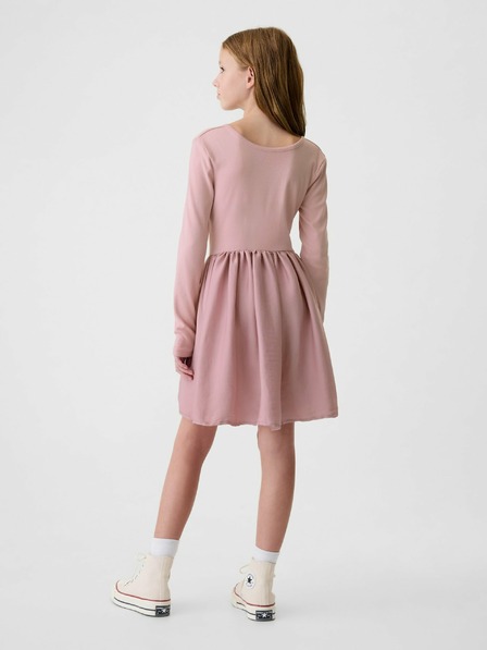 GAP Rochie pentru copii cu fustă din satin GAP