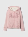 GAP Hanorac sherpa pentru copii cu logo GAP