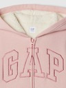 GAP Hanorac sherpa pentru copii cu logo GAP
