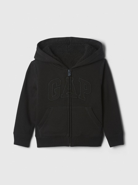 GAP Baby hanorac sherpa cu logo GAP