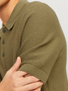 Jack & Jones Tricou polo pentru bărbați Jack & Jones Blusandri Khaki