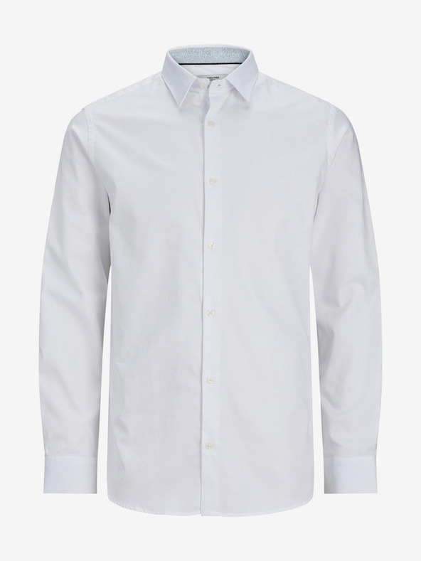 Jack & Jones Cămașă nordică albă Jack & Jones pentru bărbați