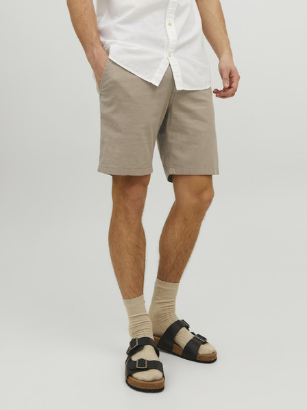 Jack & Jones Pantaloni scurți chino pentru bărbați bej cu lenjerie Jack & Jones Dave