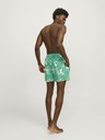 Jack & Jones Costume de baie cu model verde pentru bărbați Jack & Jones Fiji